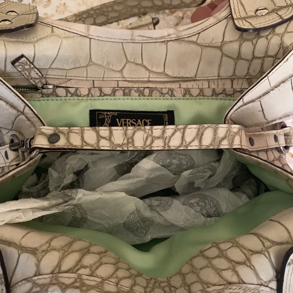 Vintage Versace Alligator Purse Never Used! - Picture 5 of 8